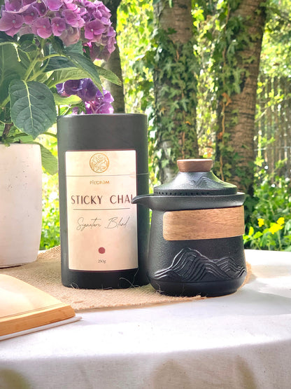 Geschenk Set - Ceramic Teepot & Pilgrim Signature Blend 250g Dose